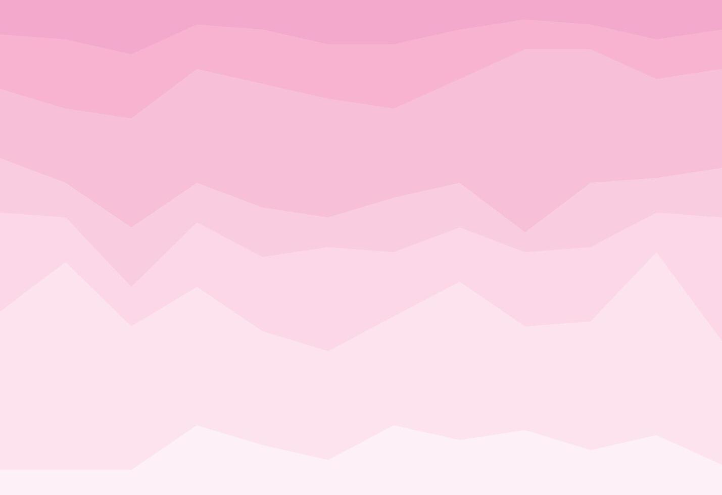 Seamless pattern with pink and white waves. Background illustration. vector