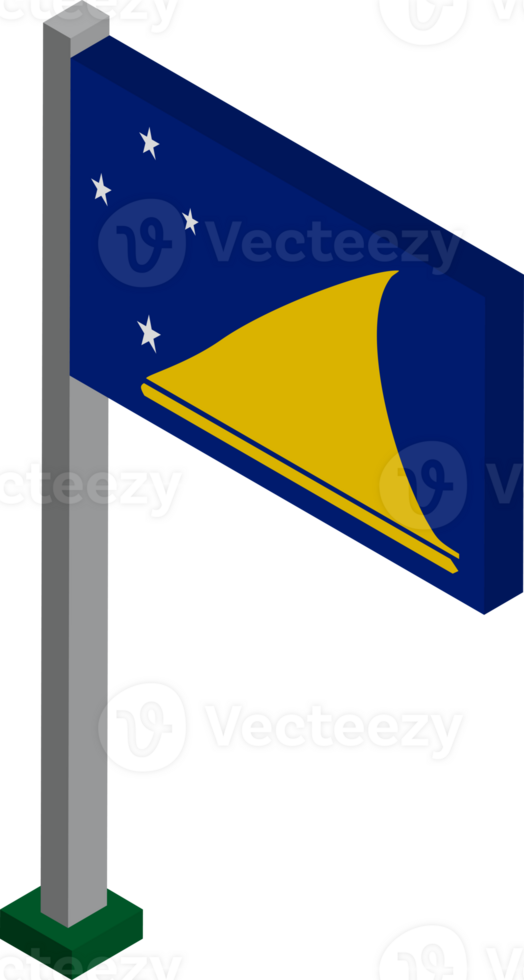 Tokelau Flag in Isometric dimension. png