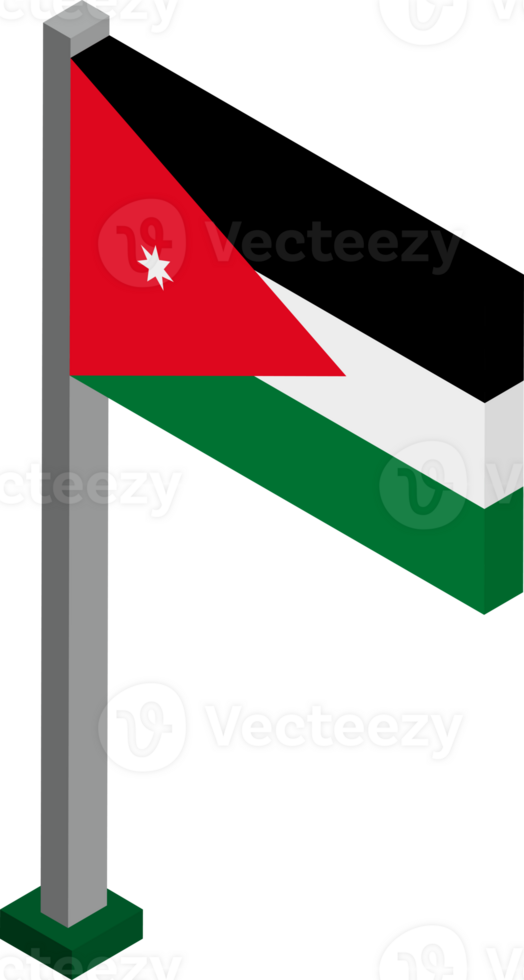 Jordan Flag in Isometric dimension. png