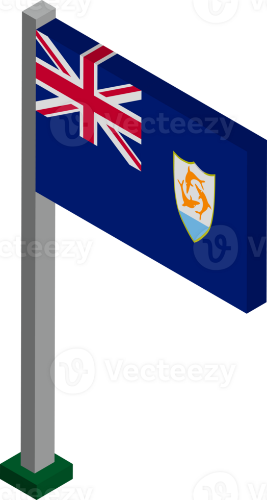 Anguilla Flag in Isometric dimension. png