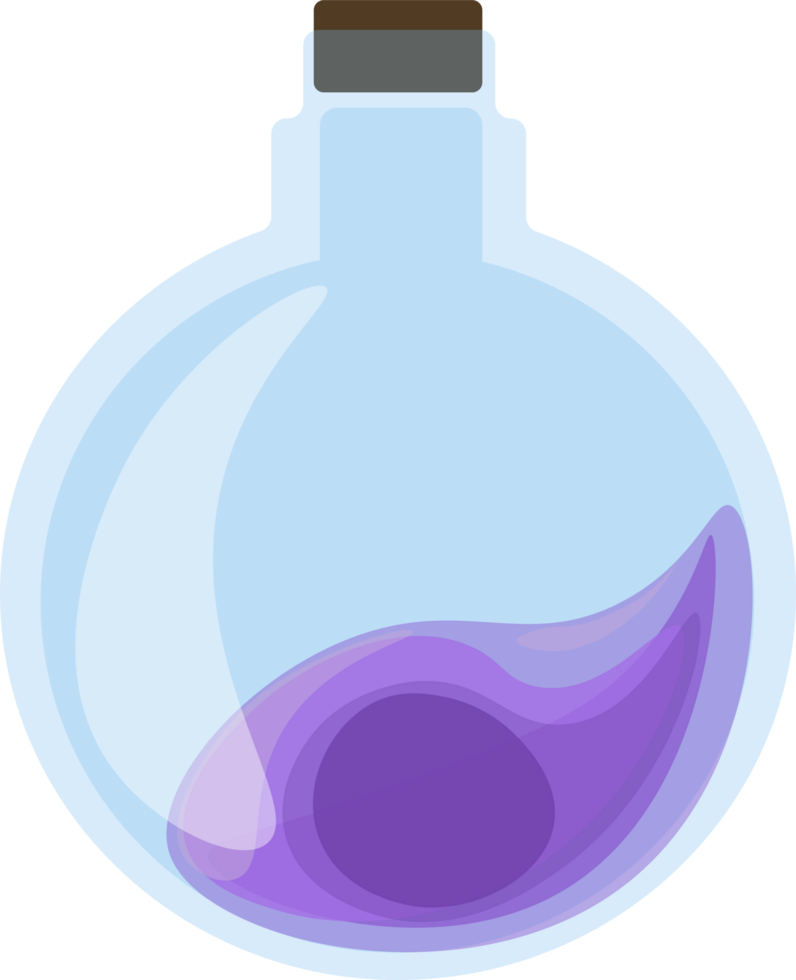 Potion Bottle Purple png