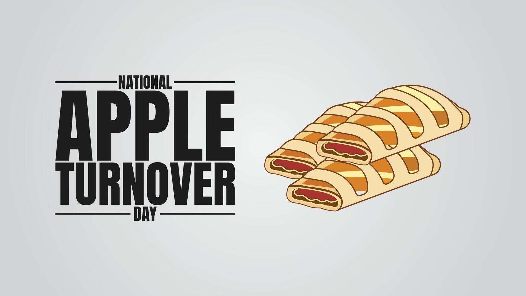 National Apple Turnover Day, A Delicious Tribute to Pastry Perfection vector