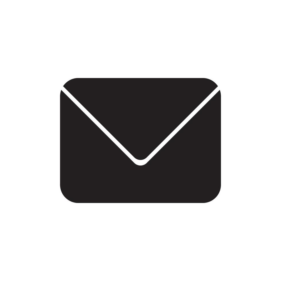 Email icon on white background. vector