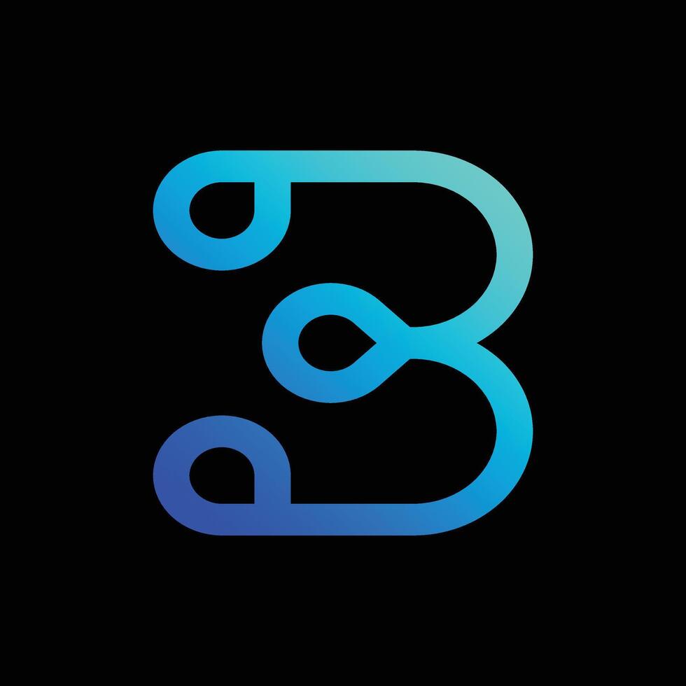 Letter B logo icon design template element vector