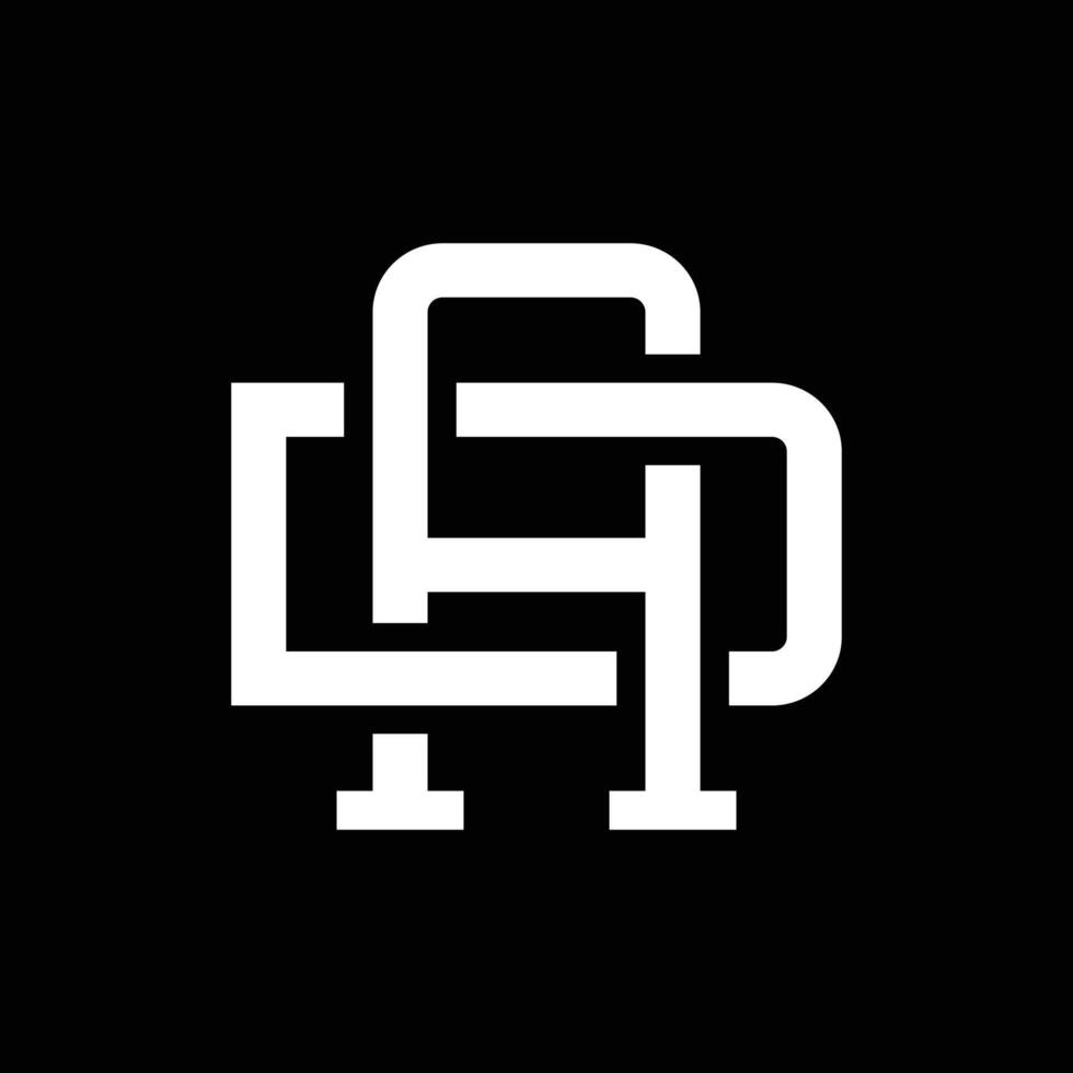 MInitial Monogram Letter DA Logo Design Template vector
