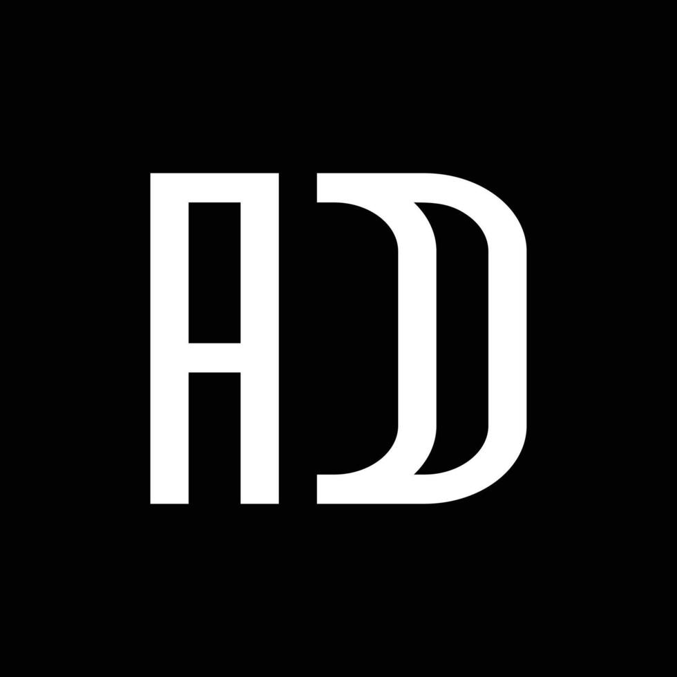 Letter DA AD Logo Design , Creative DA AD Monogram vector