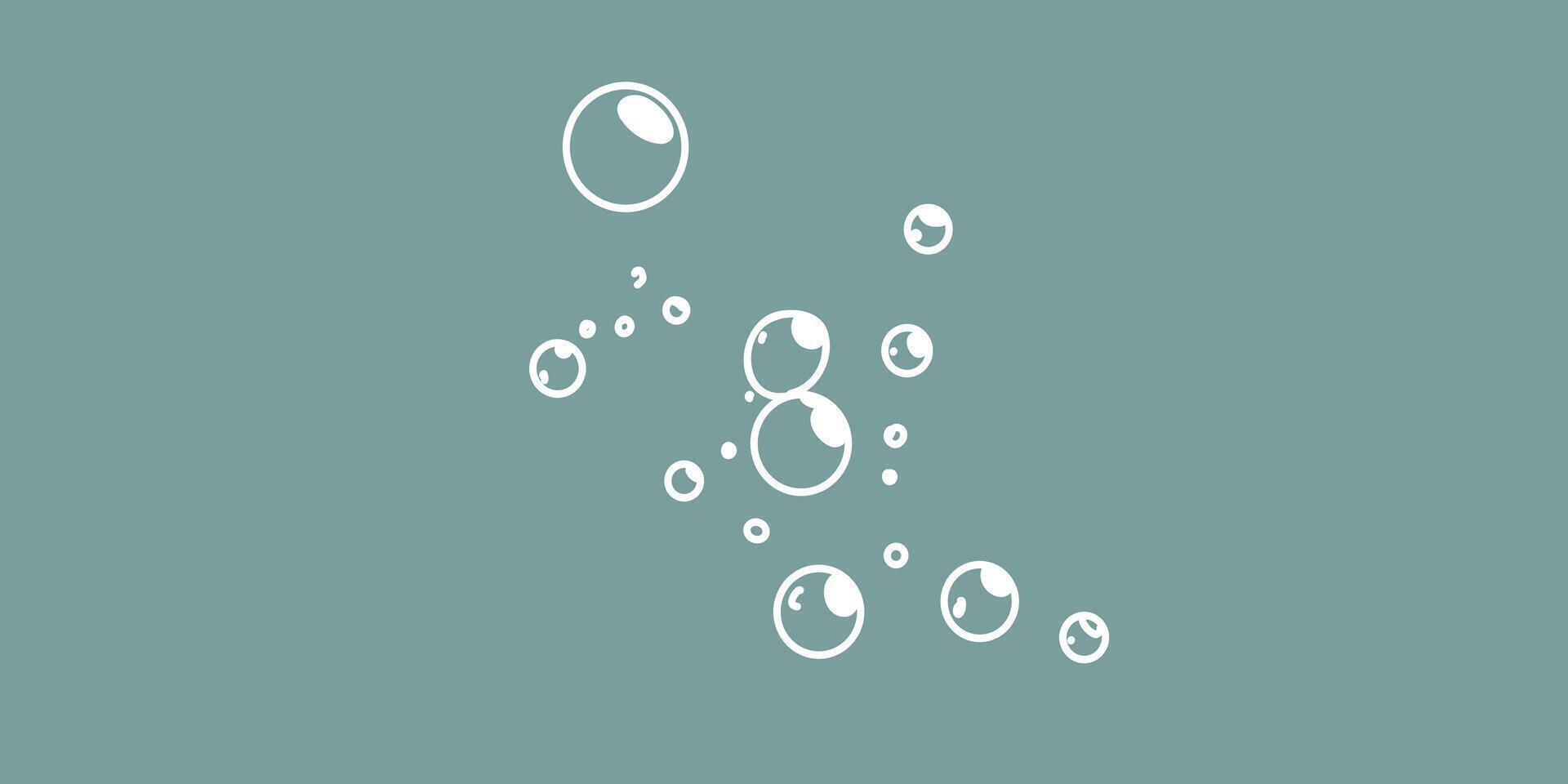 illustration soap bubbles vector