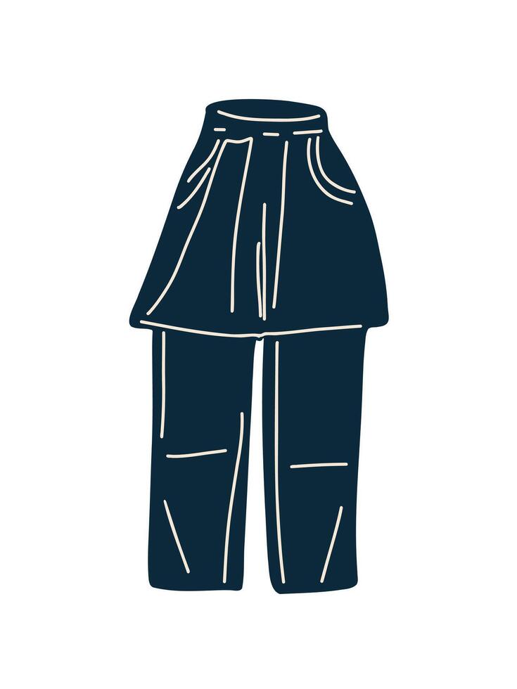 stylish youth jeans illustration vector