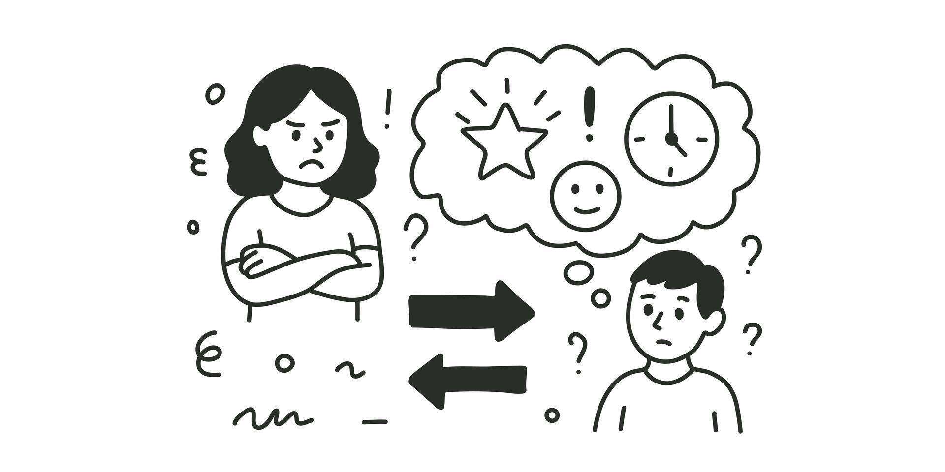 setting personal boundaries illustration vector