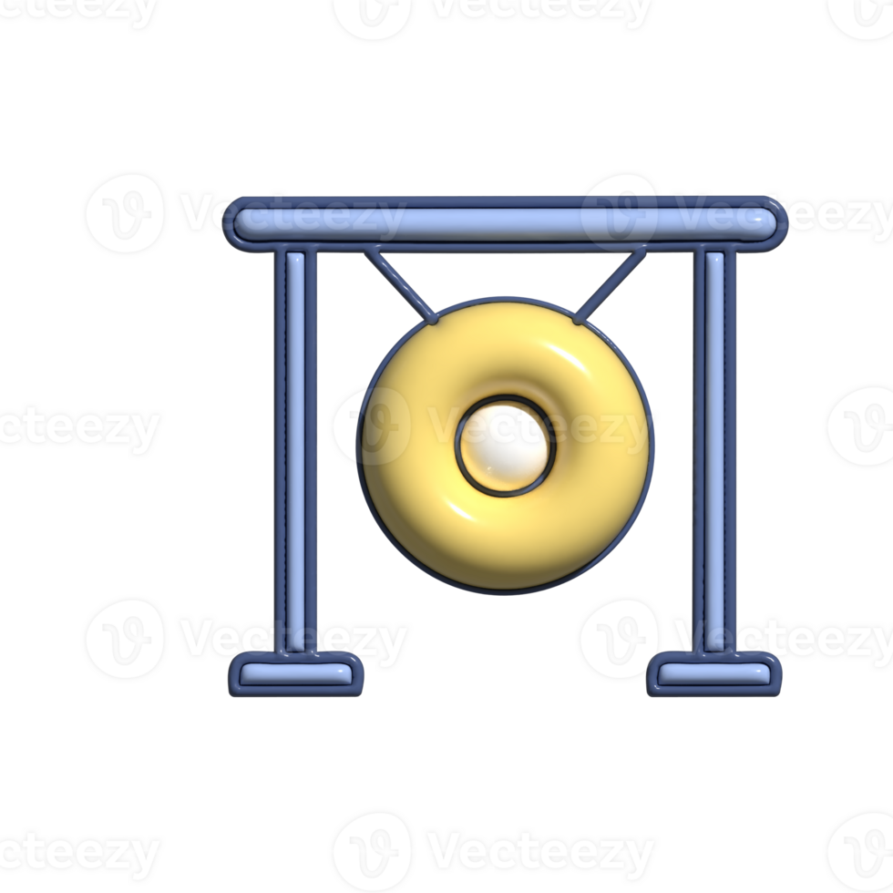 Vibrant 3D Meditation and Celebration Icons png