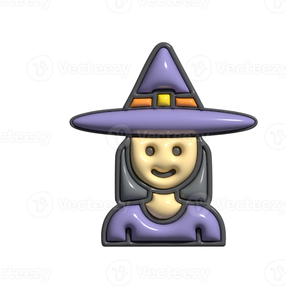 Mystical 3D Fantasy Witch and Wizardry Icons png