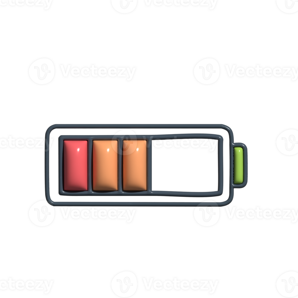 Critical 3D Device Alert and Power Icons png