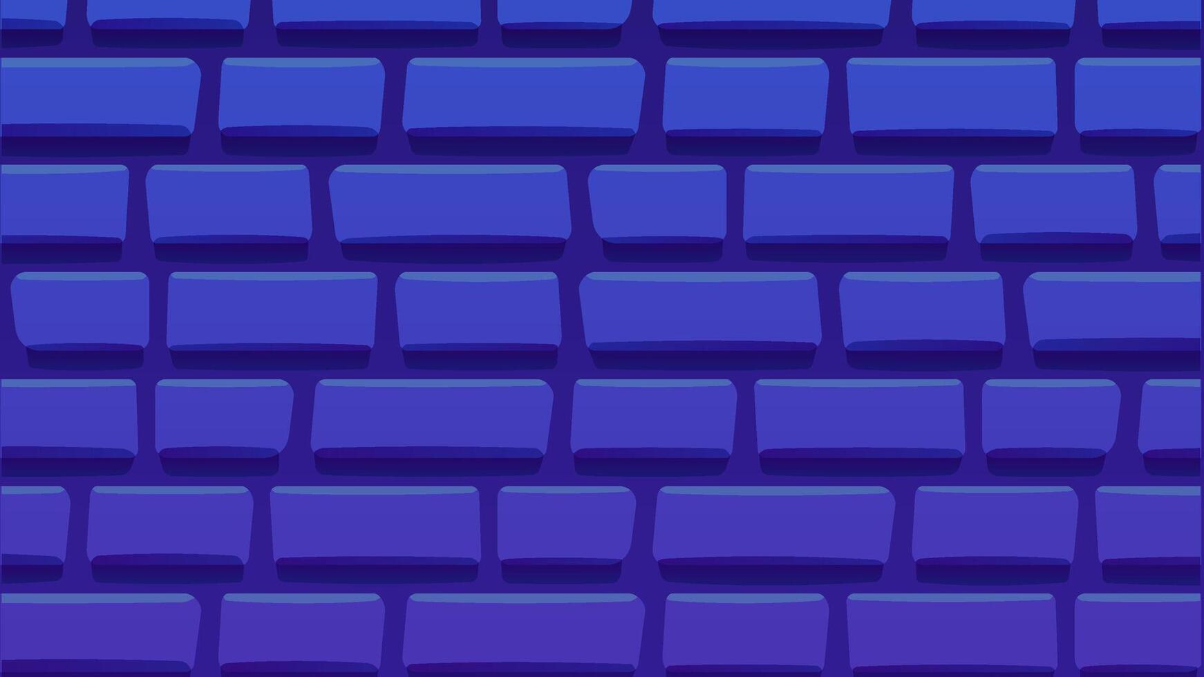 Dark blue brick wall background. Horizontal texture, perfect for web design, backdrops, posters, or architectural and urban themed creative projects vector