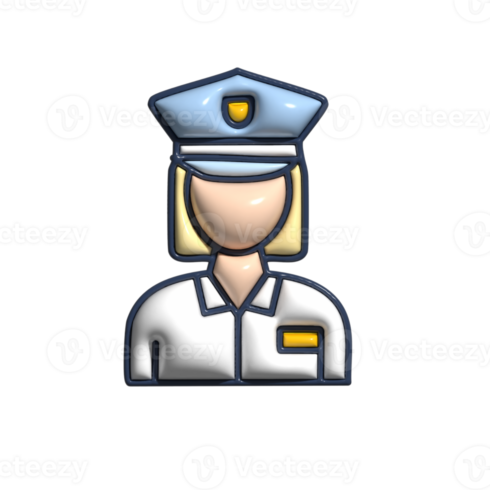 Vigilant 3D Business Security and Patrol Icons png