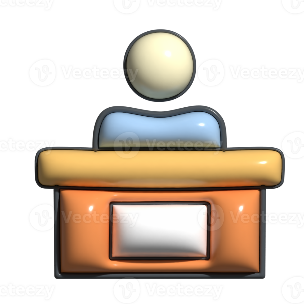 Adorable 3D Trial and Justice System Symbols png