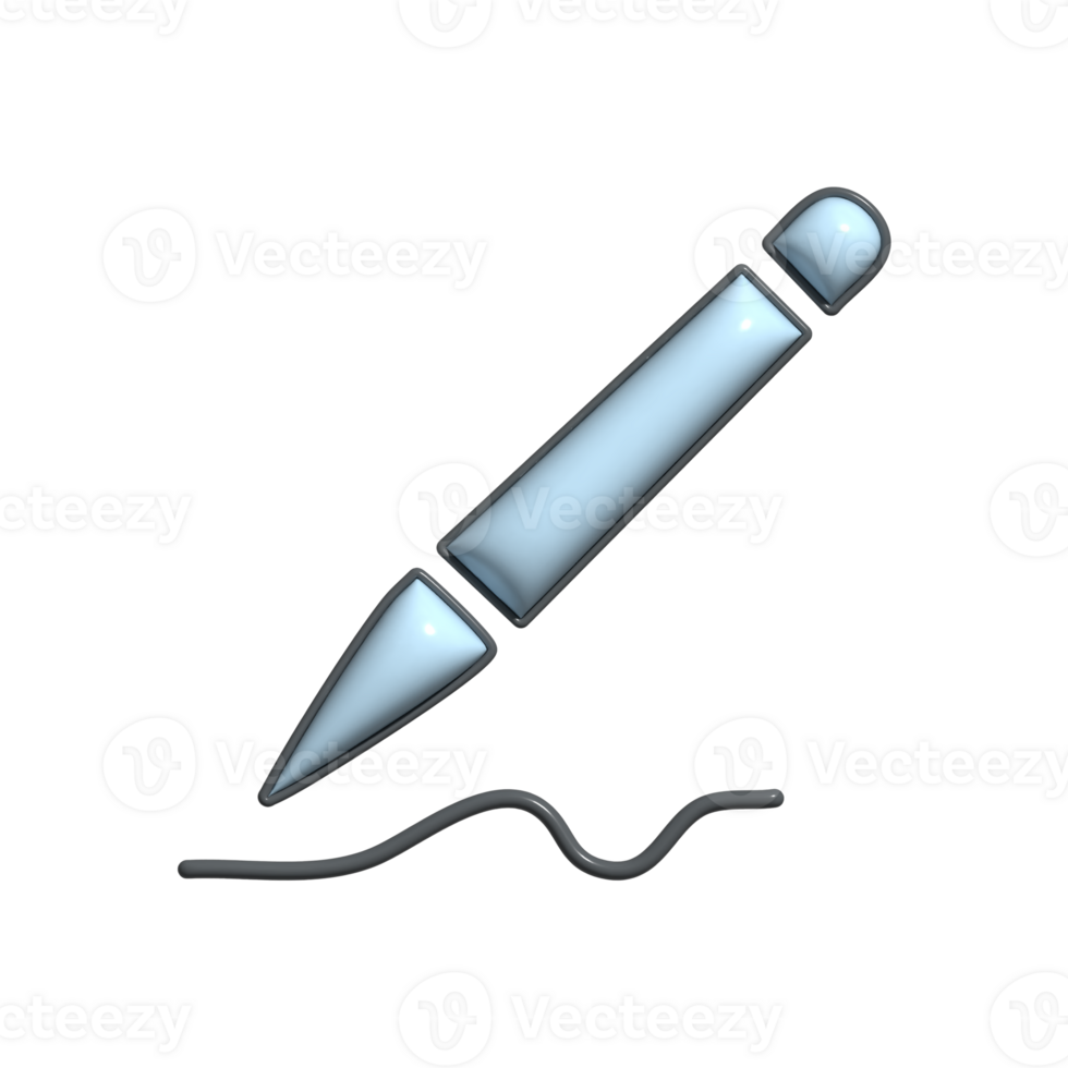 Adorable 3D Digital Sign and Authorization Symbols png