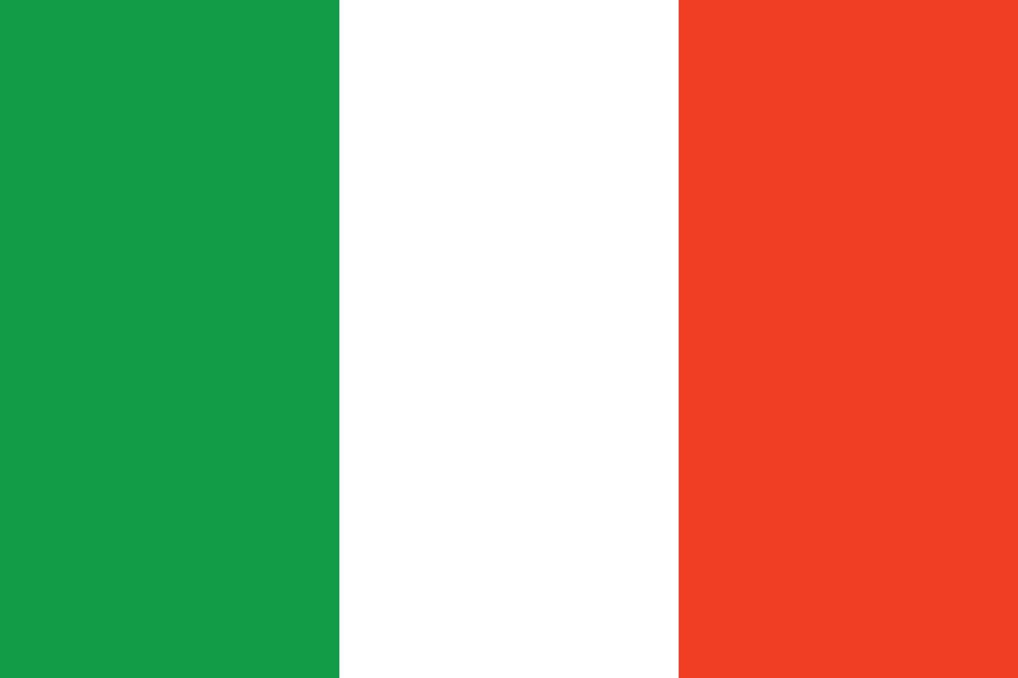 Flat Ireland Flag .Icons Flag Illustration vector