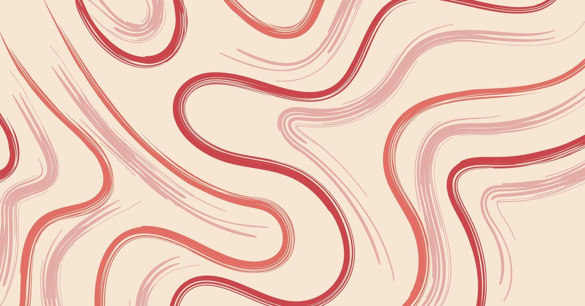 Abstract Swirling Paint Brush Strokes Background Pattern vector