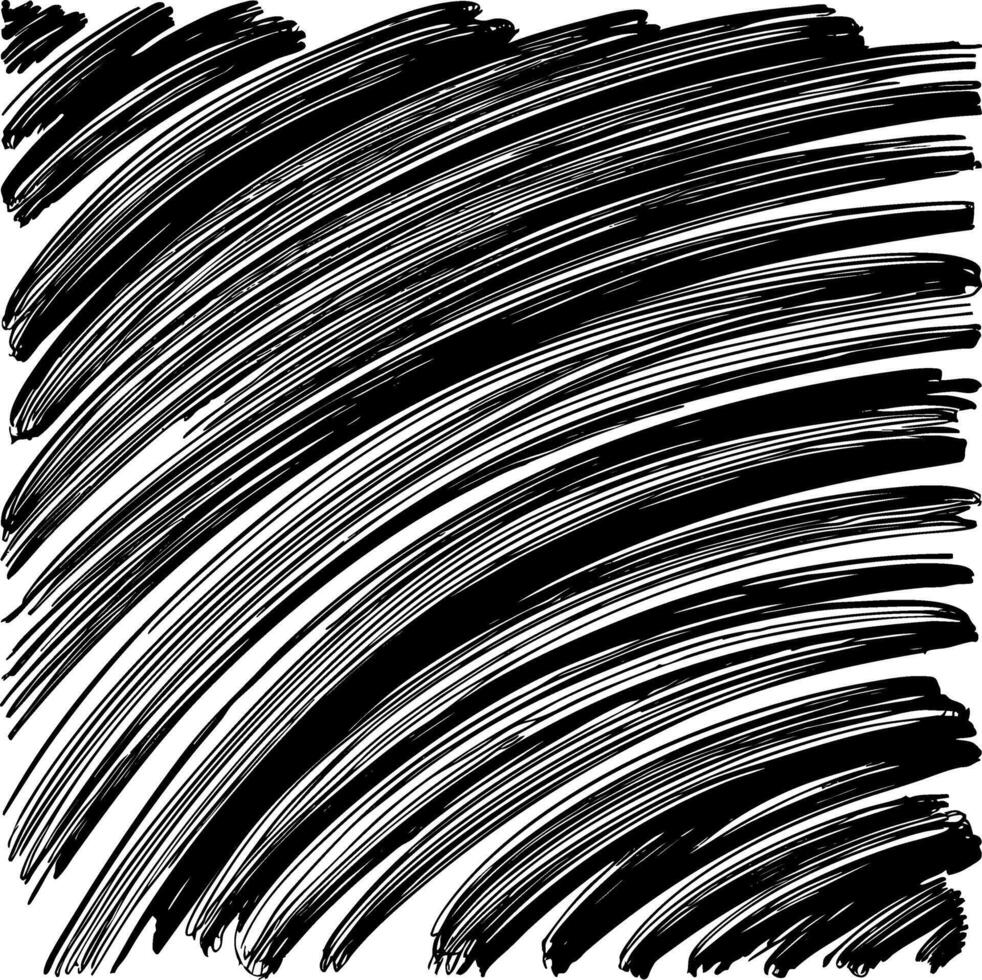 An abstract background texture of dynamic, curved strokes. vector