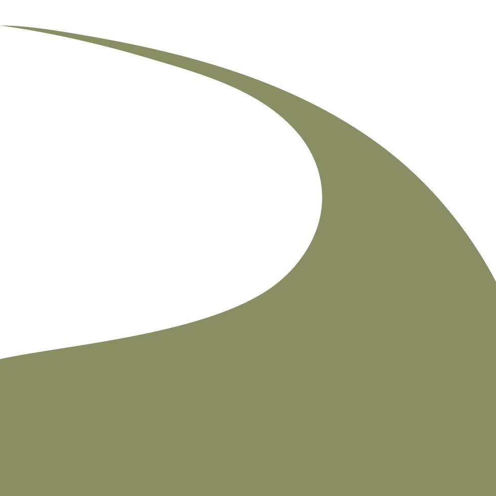 Curve road illustration vector