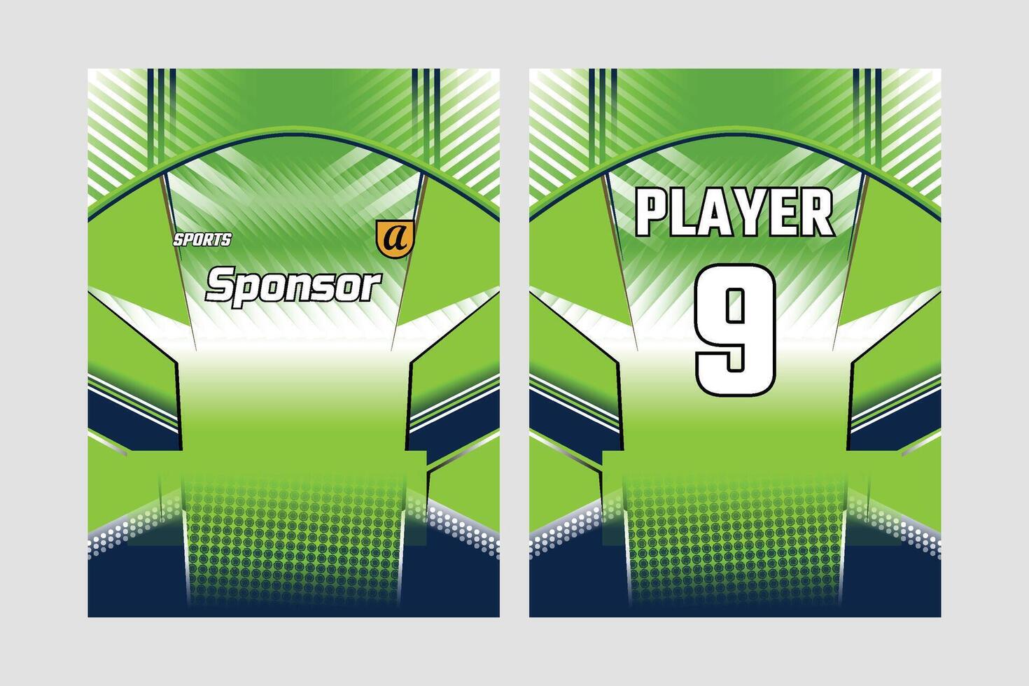 sublimation sports tshirt vector