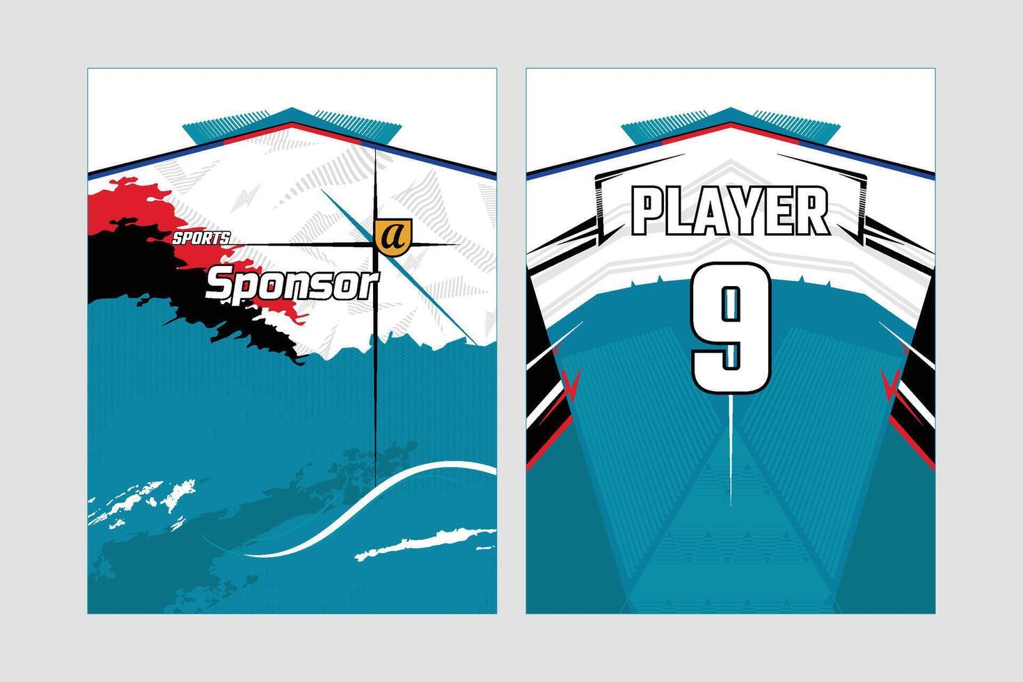 sports jersey design vector