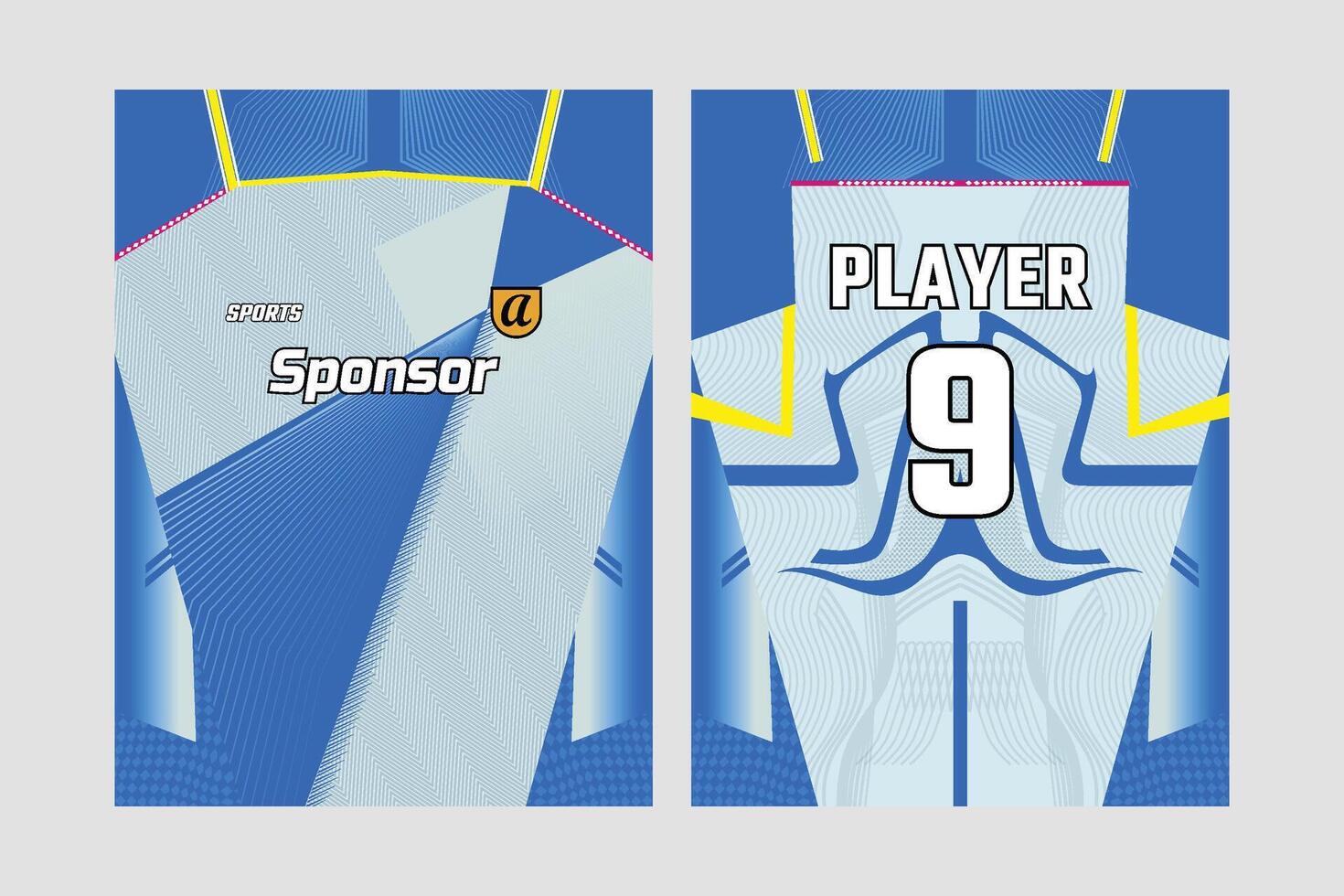 sublimation sports jersey Design vector