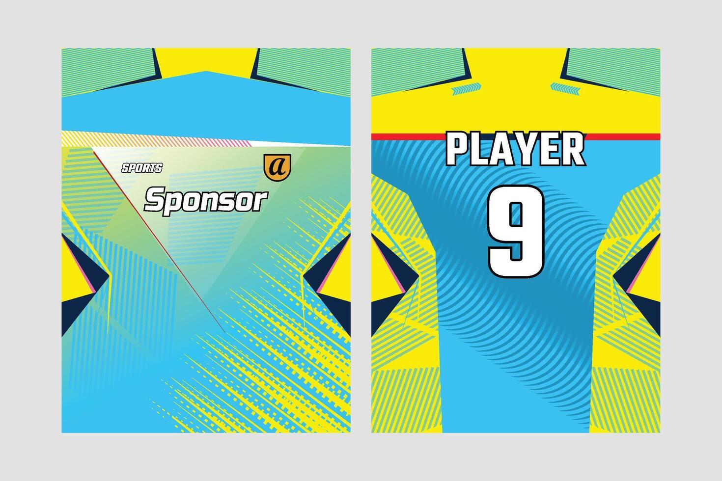 jersey design for Soccer vector