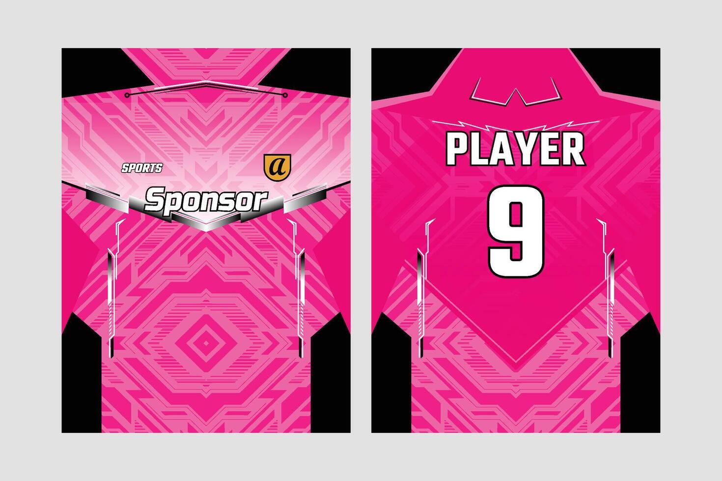 sublimation jersey sports vector