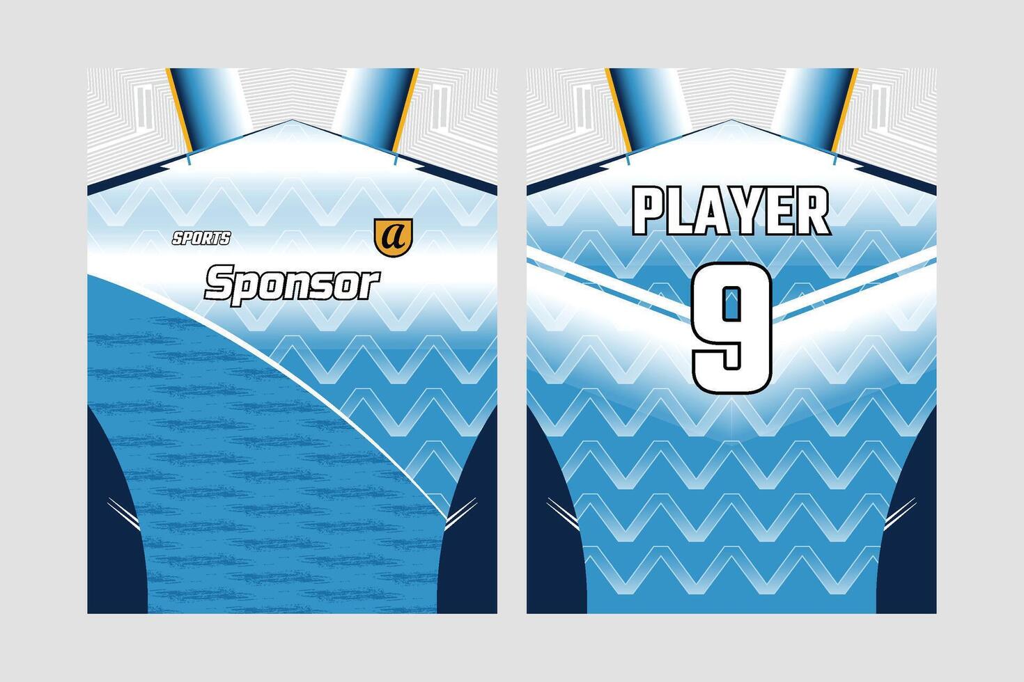 Sports sublimation jersey vector