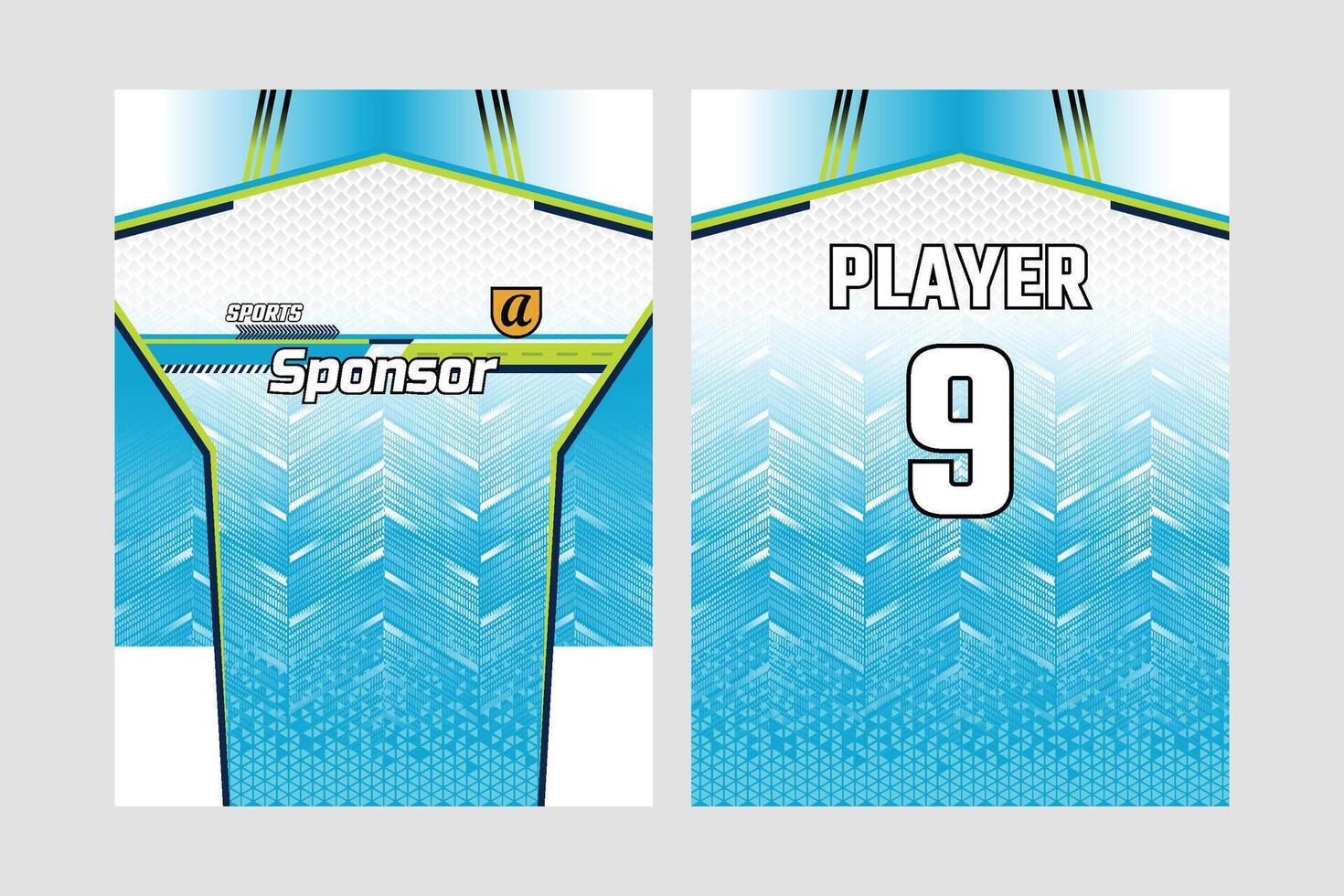 Sports jersey design for sublimation vector