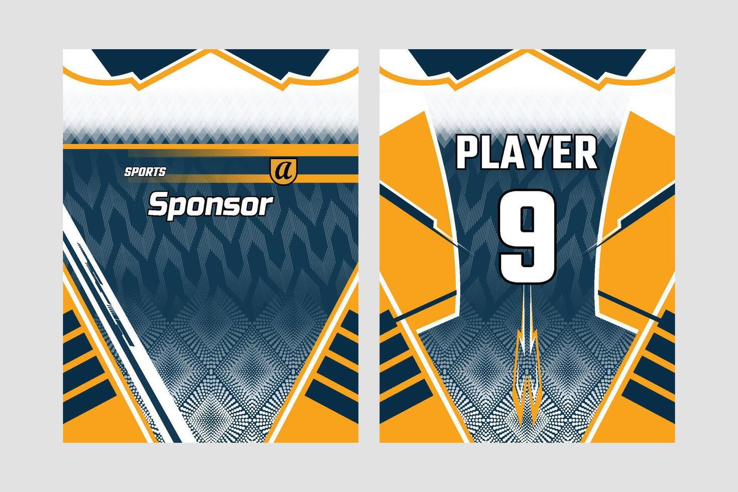 jersey design sublimation vector