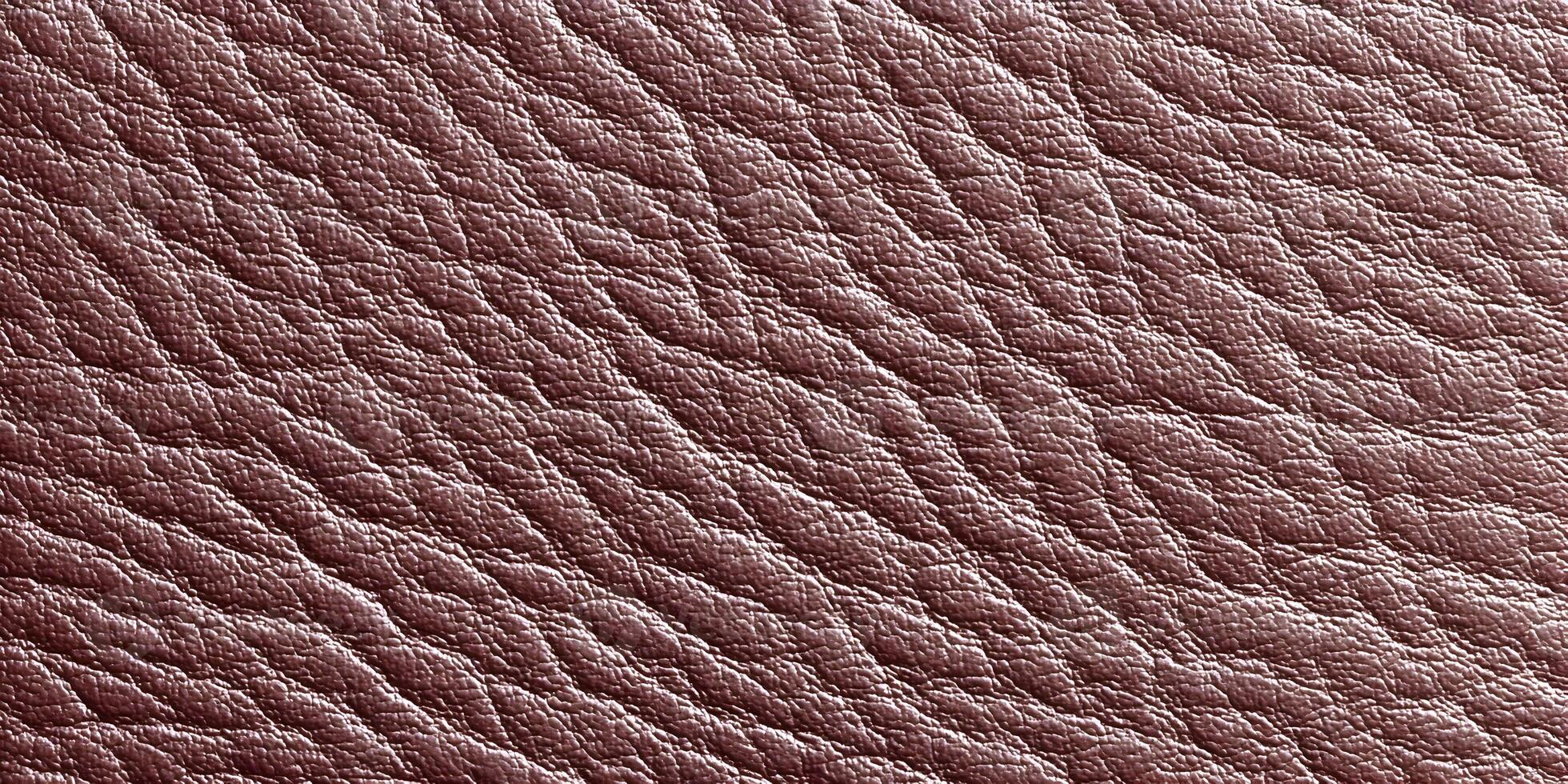 Dark Red Brown Leather Texture Background Seamless Grain Pattern photo
