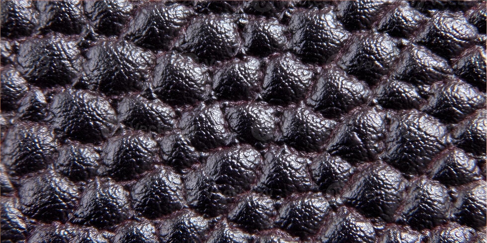 Dark Brown Leather Texture Close Up Detailed Pattern Background photo