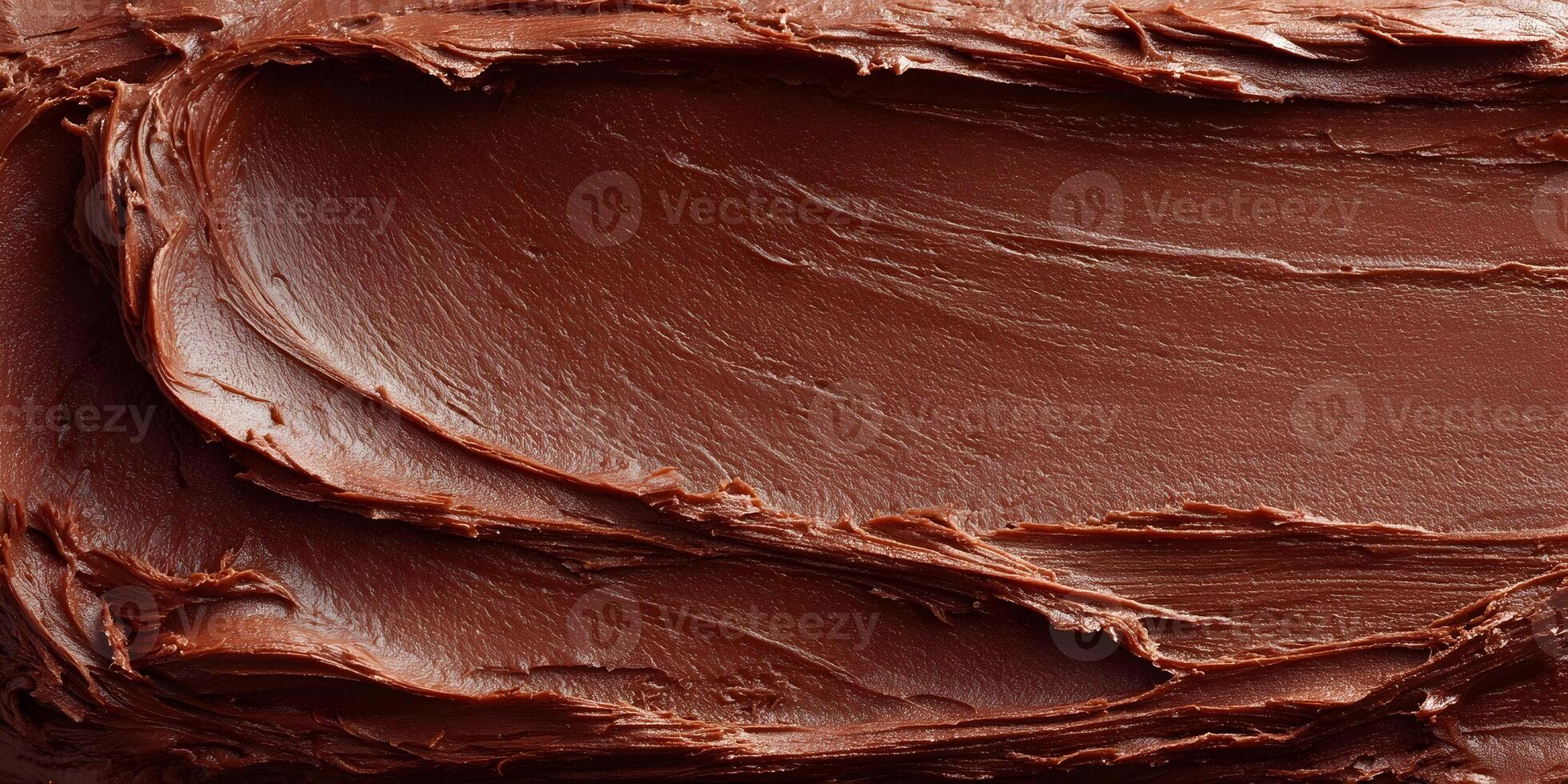 Chocolate Cream Swirl Texture Brown Food Background photo