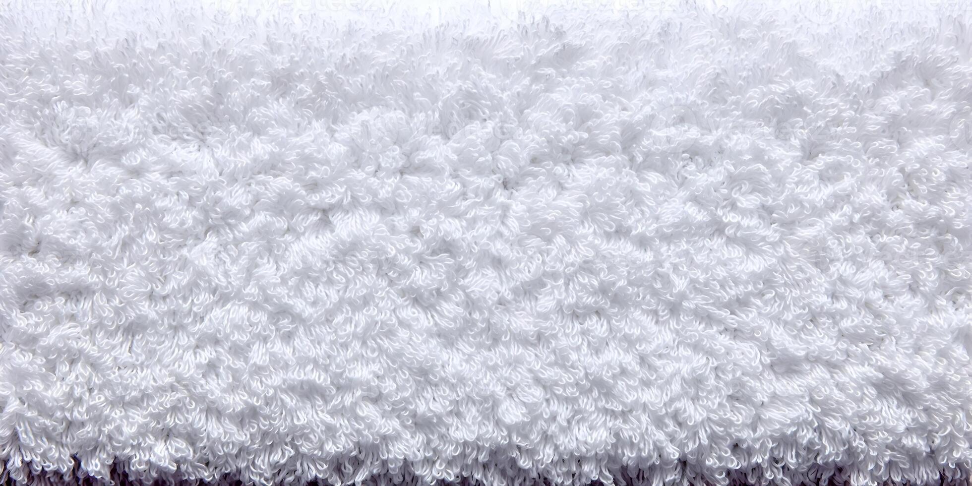 White Terry Cloth Texture Soft Fluffy Fabric Background photo