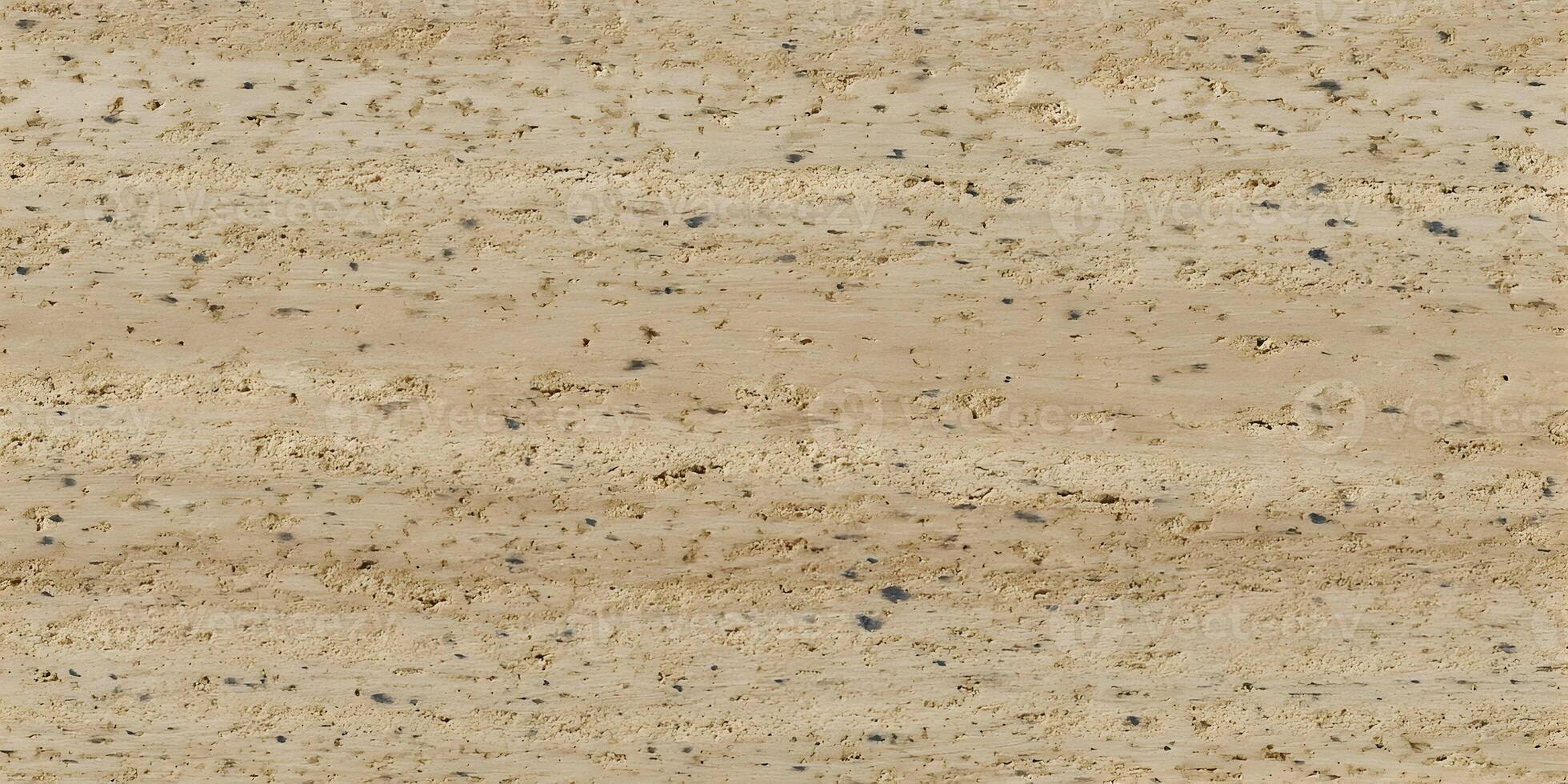 Beige Travertine Stone Texture Seamless Pattern Background photo