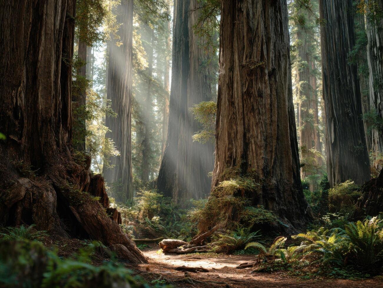 A Sacred And Old Redwood Forest photo