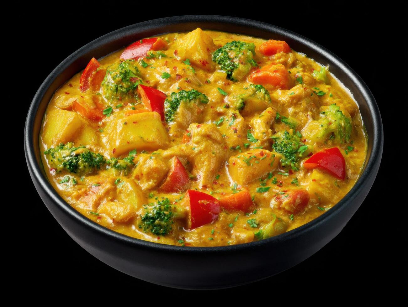 Creamy Vegetable Korma With Assorted Veggies photo