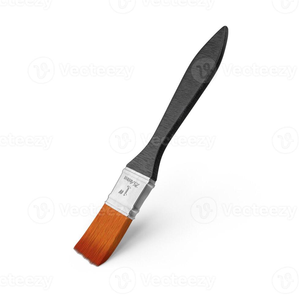 Professional Paint Brush Precision Detailing Tool for Artists DIY, 3d, white background photo