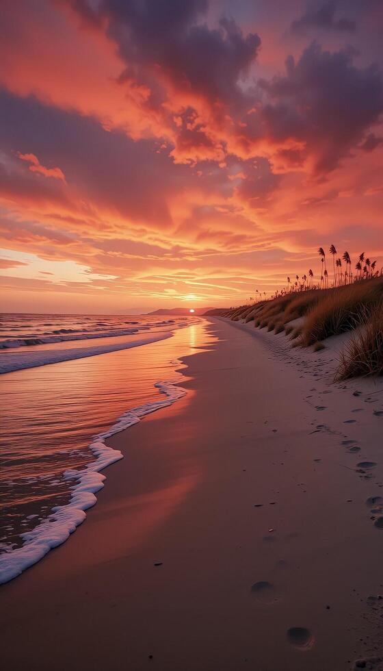 Calm Moments at Sunset Beach photo