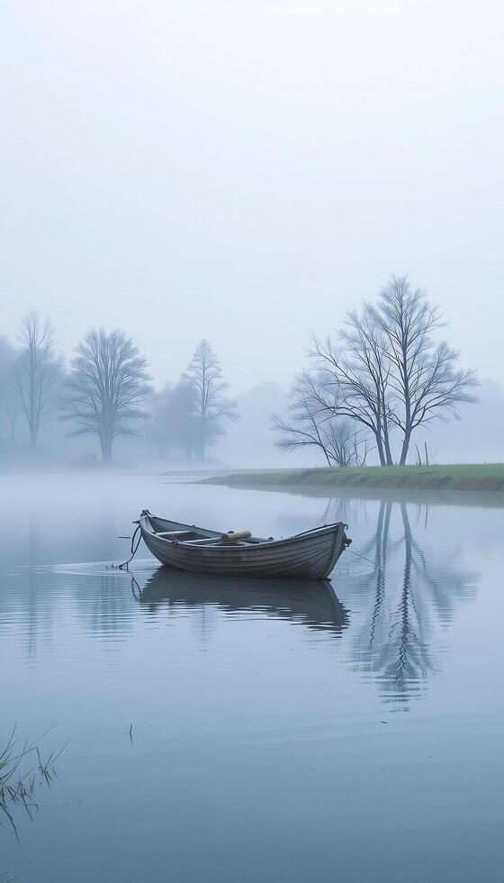 A Soothing Sunset over the Lake photo