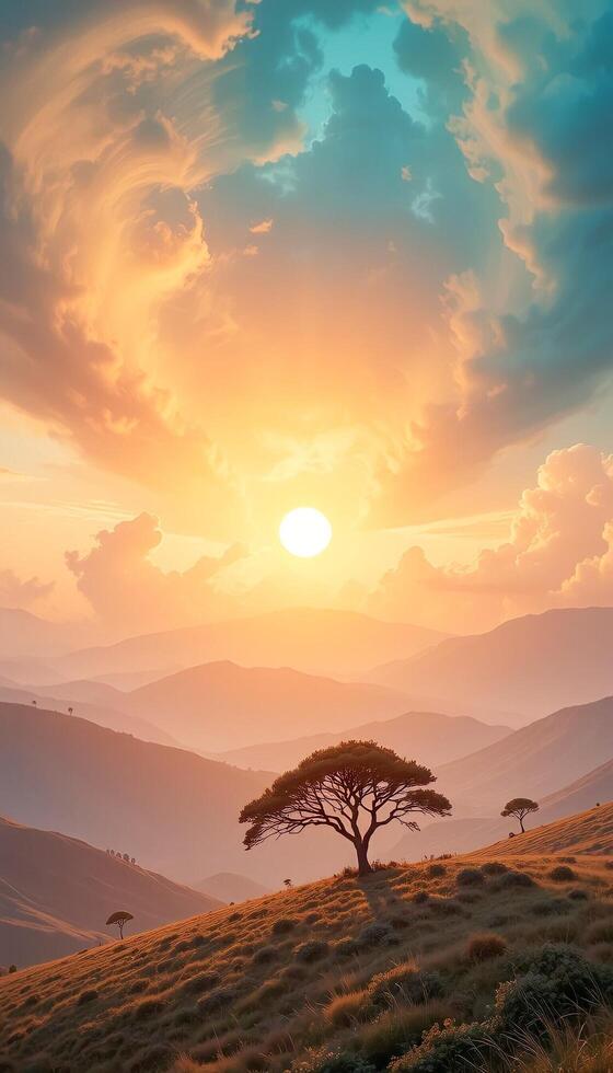 Hillside Dreams at Dusk photo