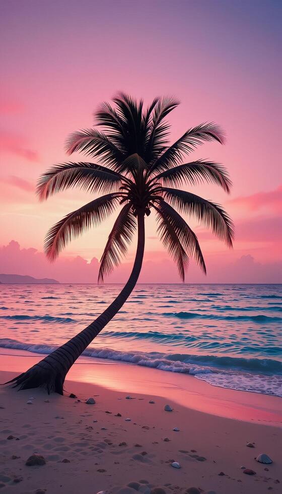 Beneath the Sunset Palms photo