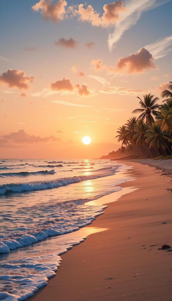 Twilight Dreams Beneath the Palms photo
