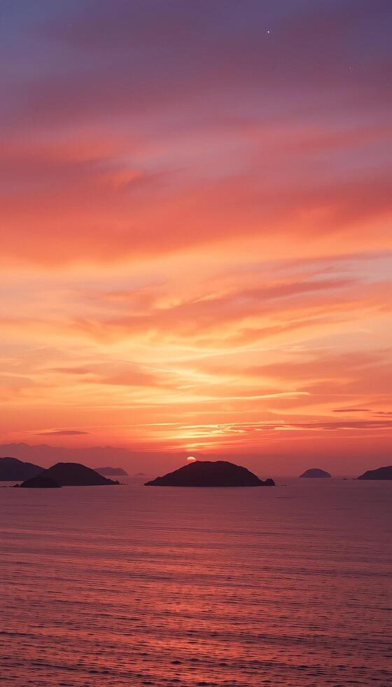 Peaceful Island at Dusk photo