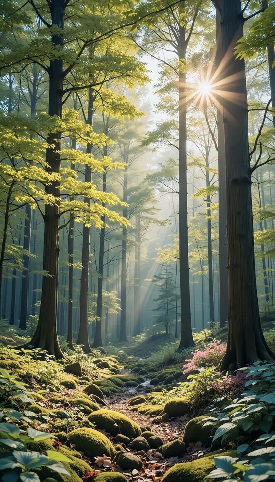 Sunrise Serenity in the Heart of the Jungle photo
