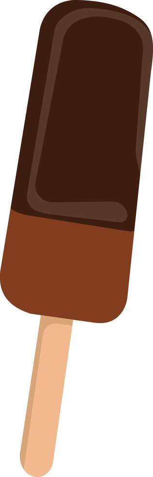 Chocolate Dipped Ice Cream vector