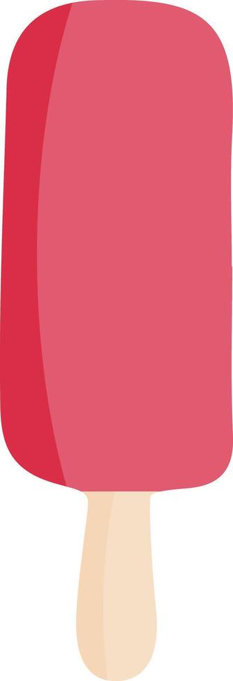 Bright Pink Ice Cream vector