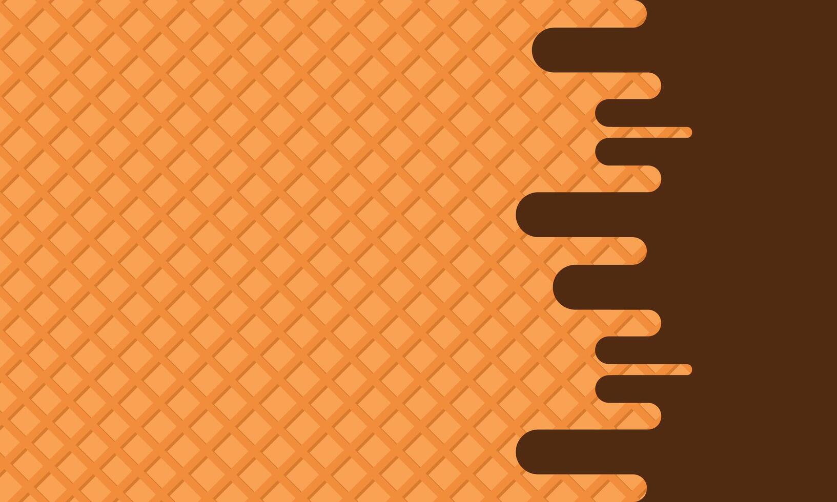 ICE CREAM CONE PATTERN BACKGROUND. GREAT FOR COLD FOOD THEME vector